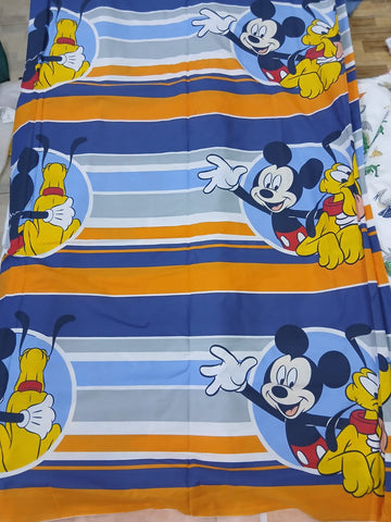 Mickey mouse Kids Cotton  Bedsheet