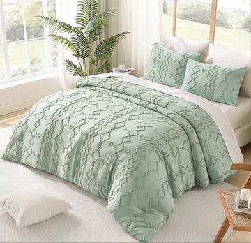 Mint Boho Tufted Set