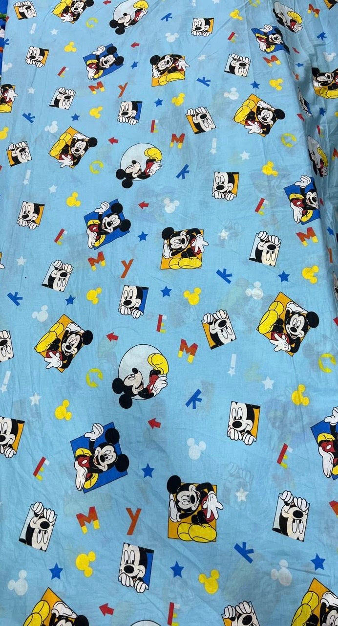 Mickey mouse Kids Cotton  Bedsheet
