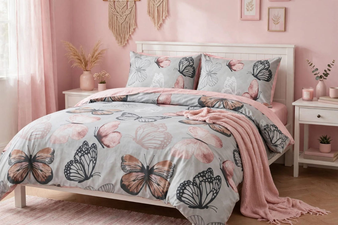 Butterfly cotton Bedsheet