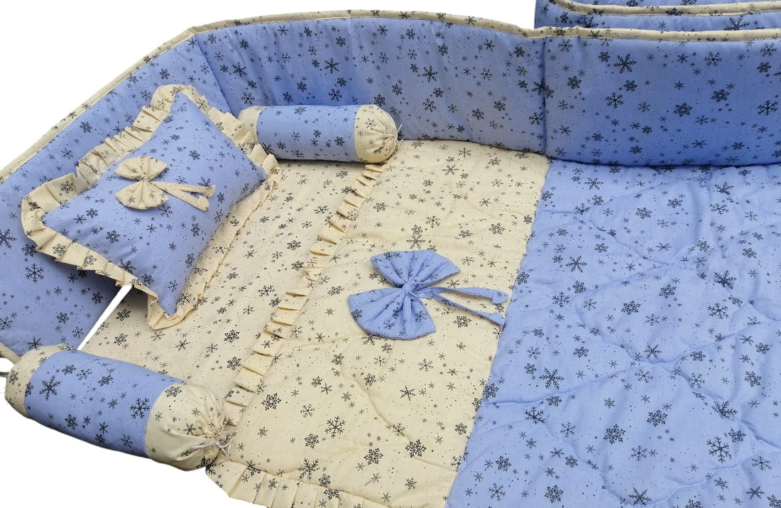 Blue Star Cot Bedding Set