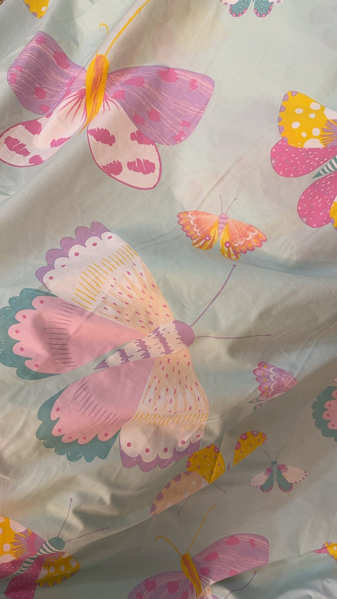 Butterflies Kids cotton Percale Bedsheet