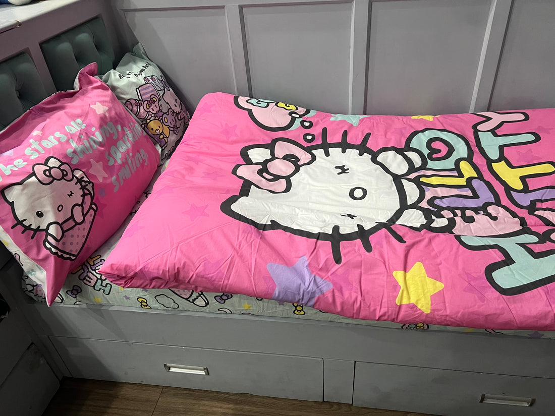 Hello kitty Kids Single Bed Comforter Set