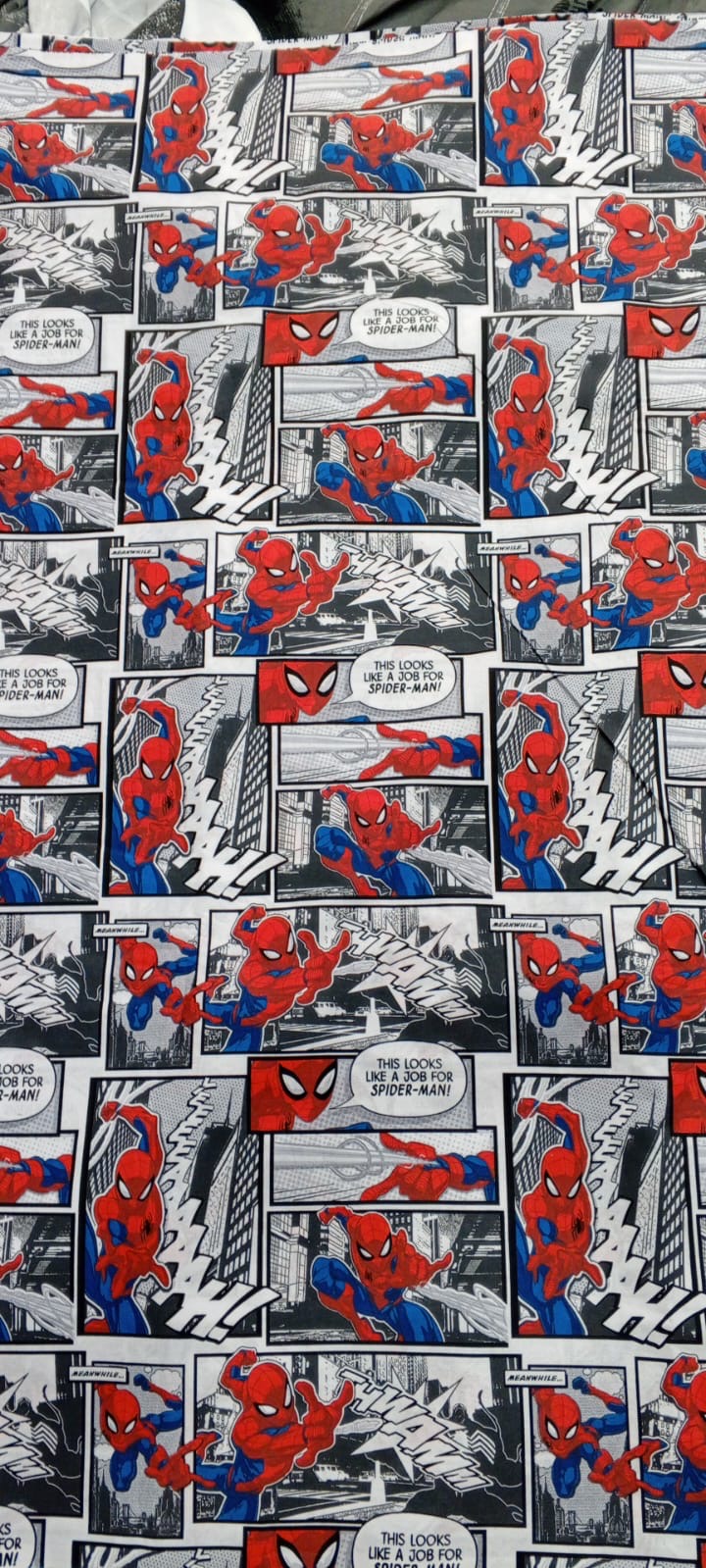 Spider man 5 Kids Cotton  Bedsheet