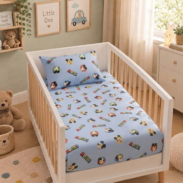Mickey mouse  cotton crib sheet