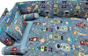Robot Cot Bedding Set