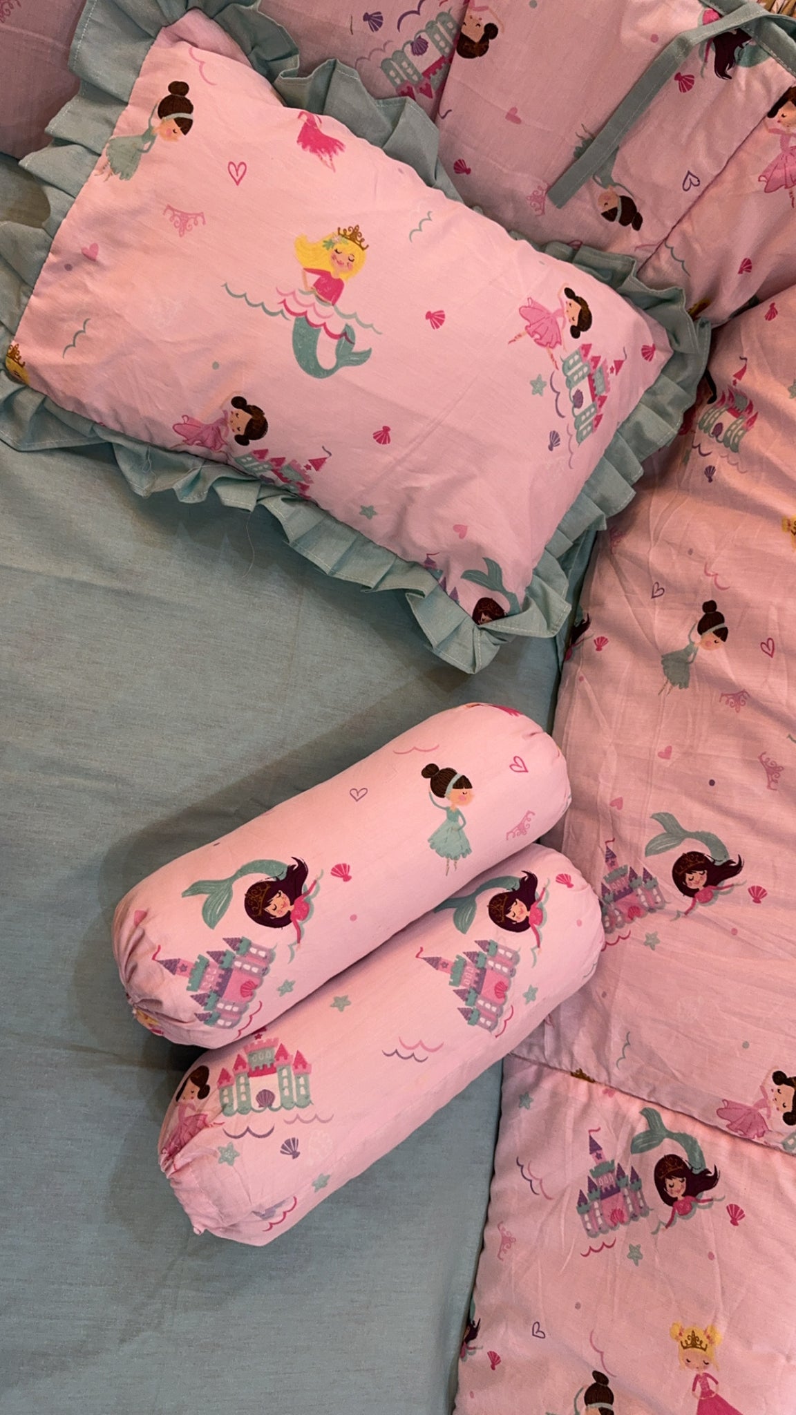Mermaid Cot Bedding Set