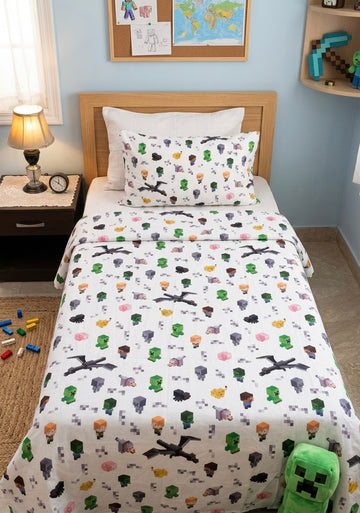 Minecraft Kids Comforter\Duvet Set