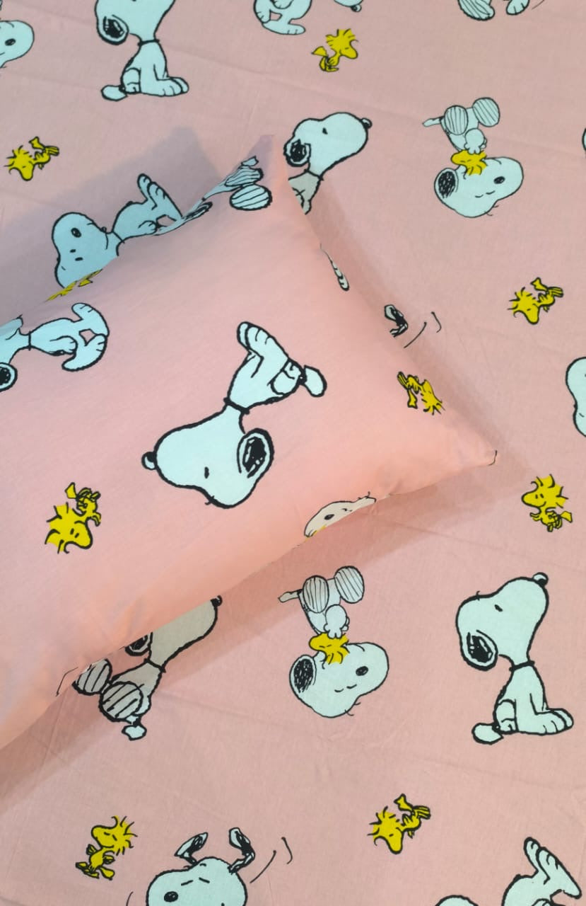 Snoopy Kids Cotton  Bedsheet