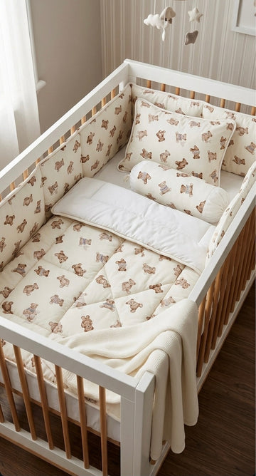 Bear Cot Bedding Set