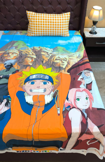 Naruto Kids Cotton  Bedsheet