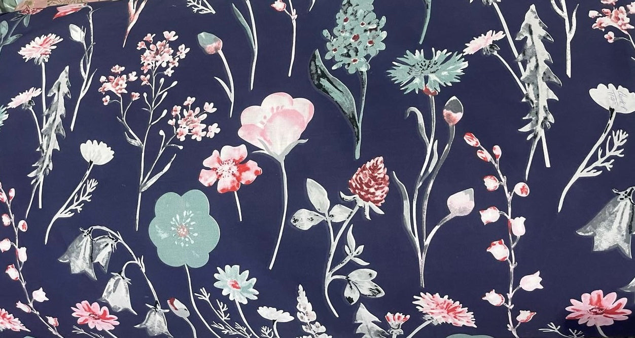 Blue beauty Cotton Sateen Set