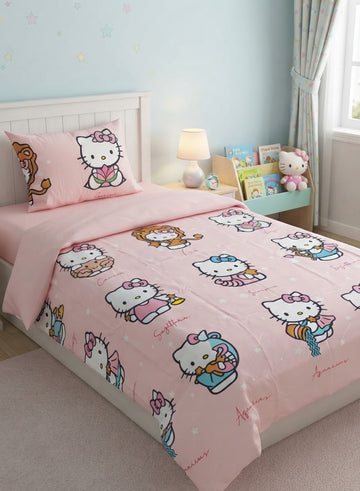 Hello kitty (glow in dark)Kids Comforter\Duvet Set