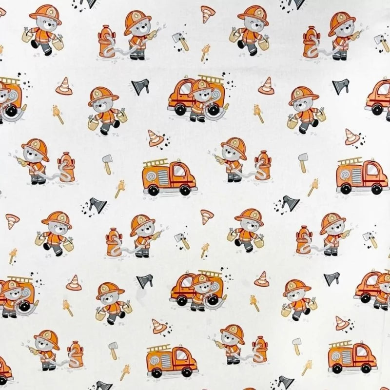 Fire fighter Cot Bedding Set