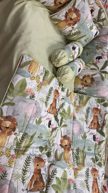 Lion Cot Bedding Set
