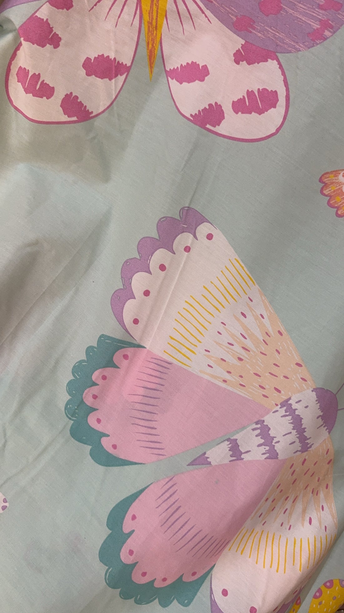 Butterflies Kids cotton Percale Bedsheet