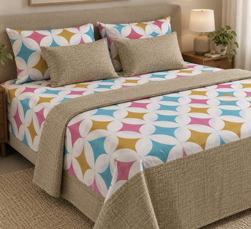 AT- 103 King Size Duvet Cover Set - Without Filling