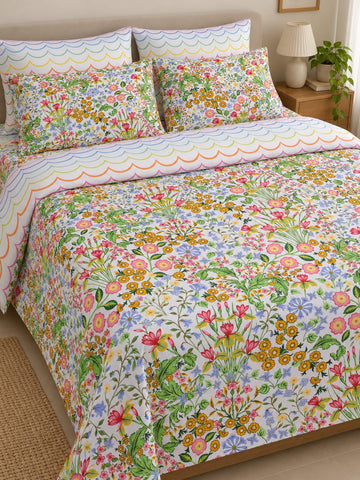 AT- 107 King Size Duvet Cover Set - Without Filling