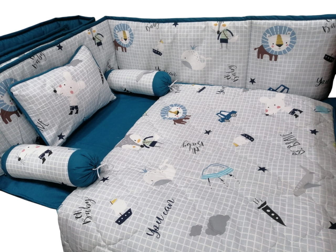 Lion Cot Bedding Set