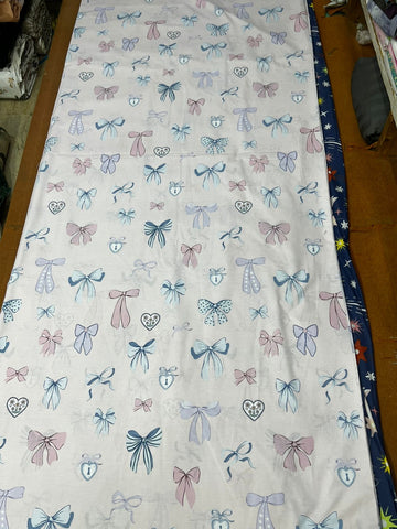 Bows  Kids cotton Bedsheet