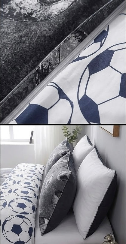 Football reversable Kids Comforter\Duvet Set