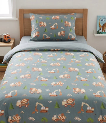 Tractor Kids Comforter\Duvet Set
