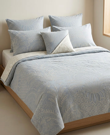 Embroided Cotton Sateen Set