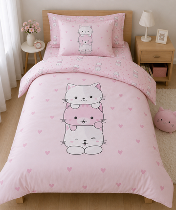 Cats Kids Comforter\Duvet Set