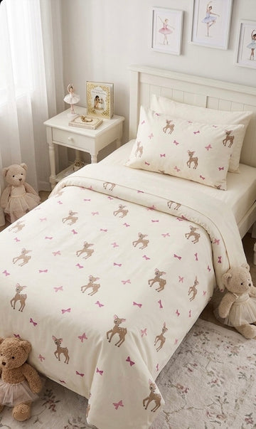 Deer Kids Comforter\Duvet Set