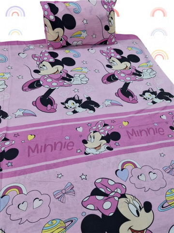 Minnie mouse Kids Cotton  Bedsheet
