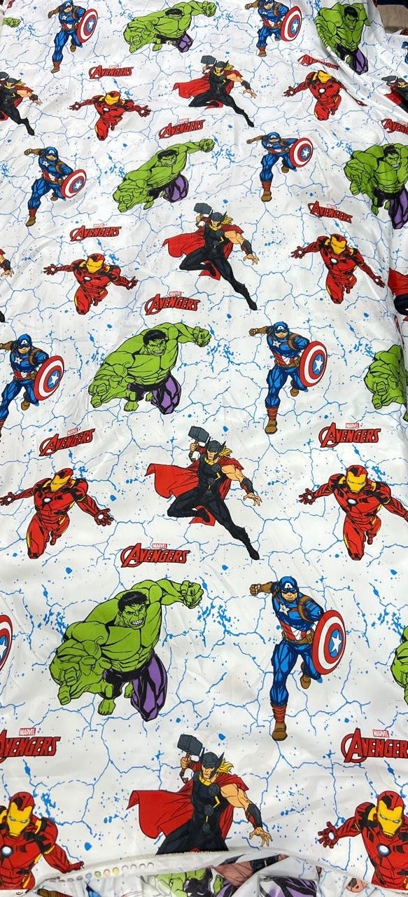 Avenger Kids Cotton  Bedsheet