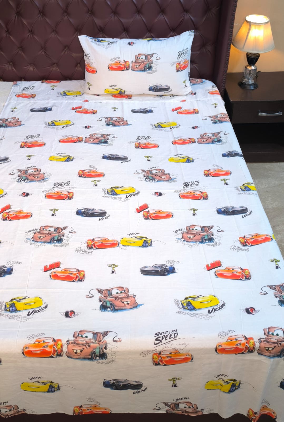 Mc queen  Kids Cotton  Bedsheet
