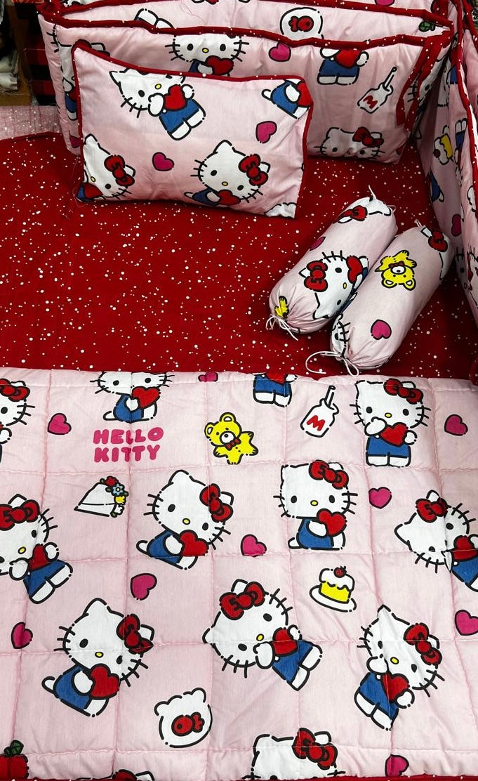 Hello kitty Cot Bedding Set