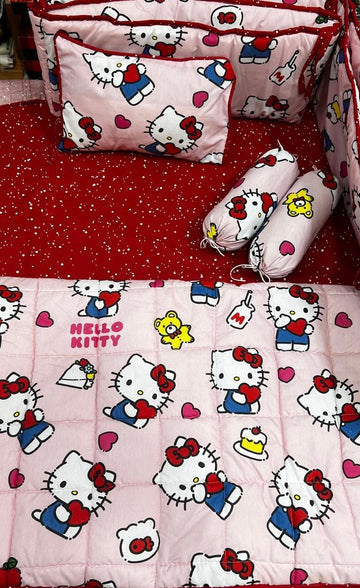 Hello kitty Cot Bedding Set