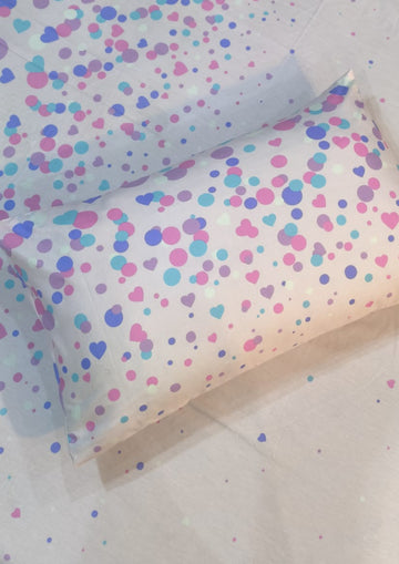 Hearts Kids cotton Percale Bedsheet