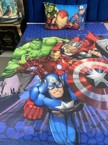 Avengers Kids Cotton  Bedsheet