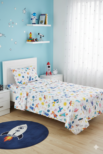 Rocket Kids Comforter\Duvet Set