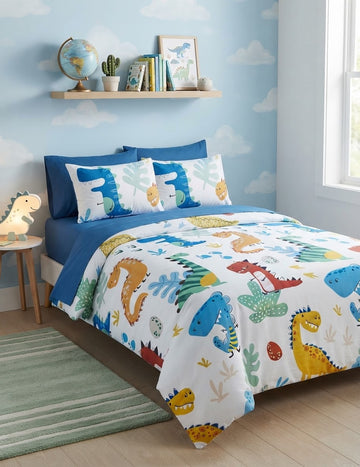 Dino Kids Comforter\Duvet Set