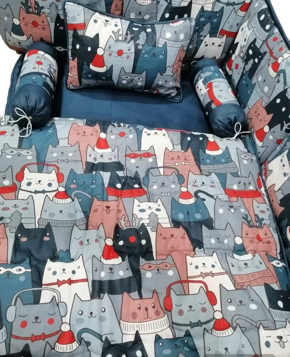 Cats Cot Bedding Set