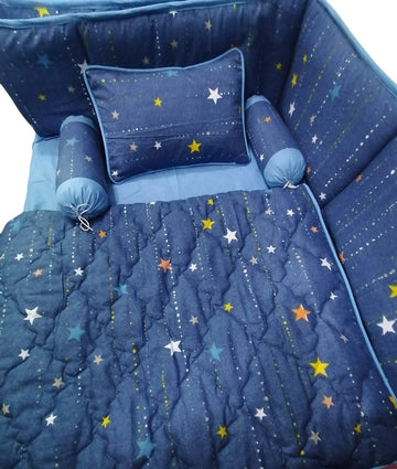 Multi Star Cot Bedding Set