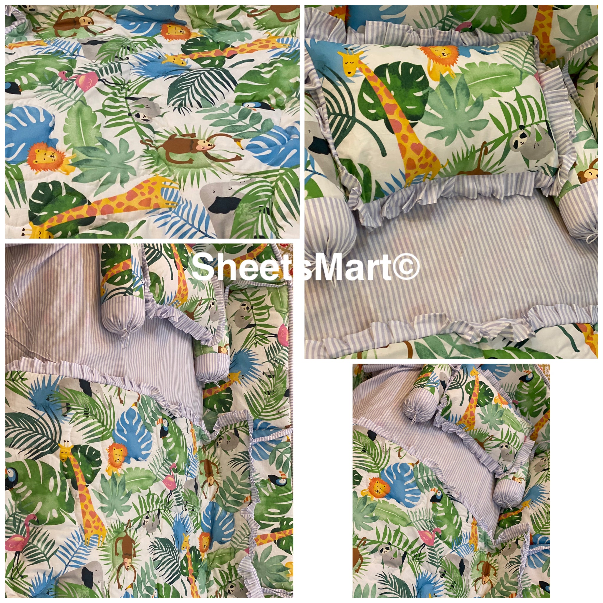 Safari Cot Bedding Set