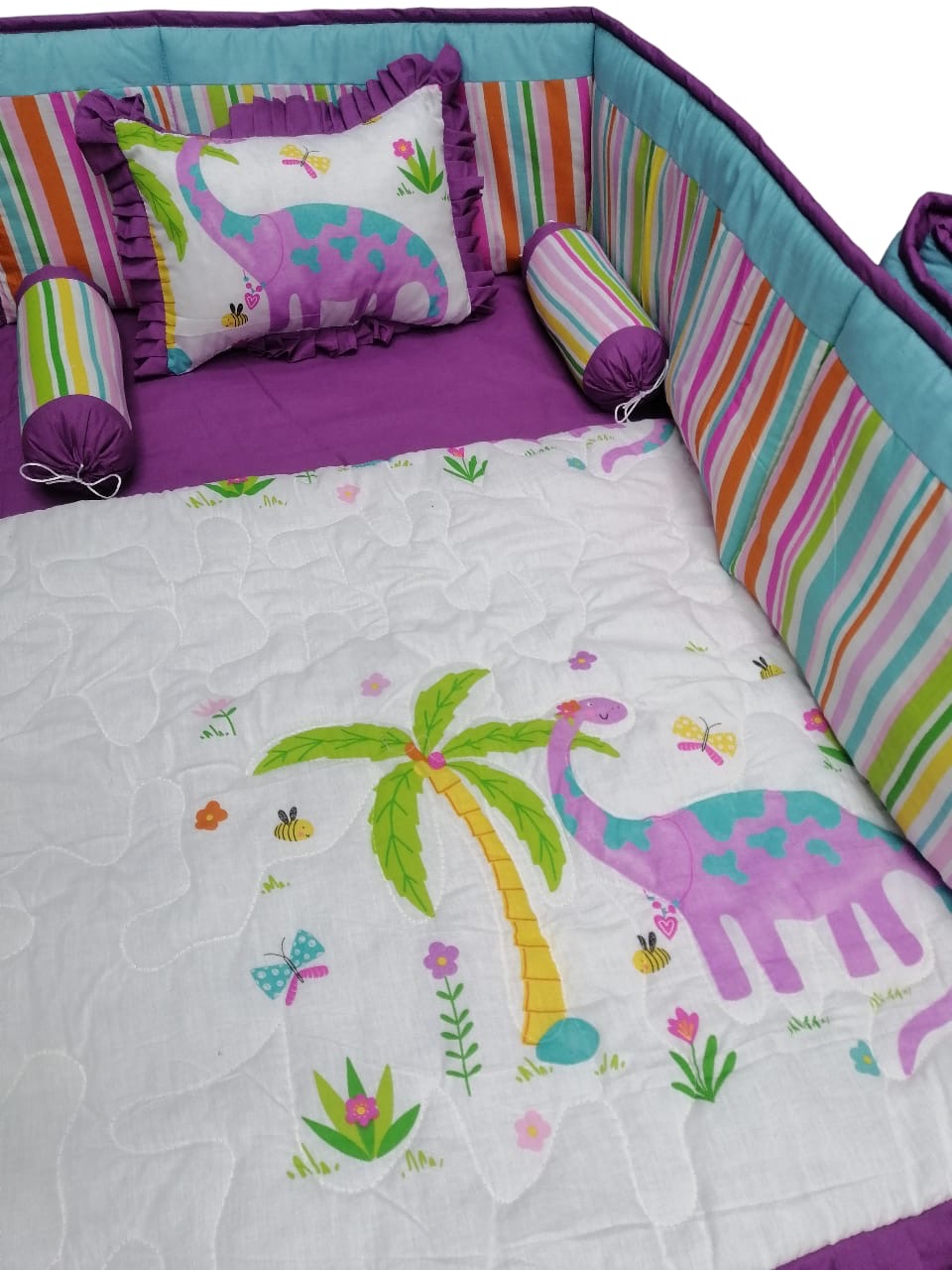 Dino Cot Bedding Set