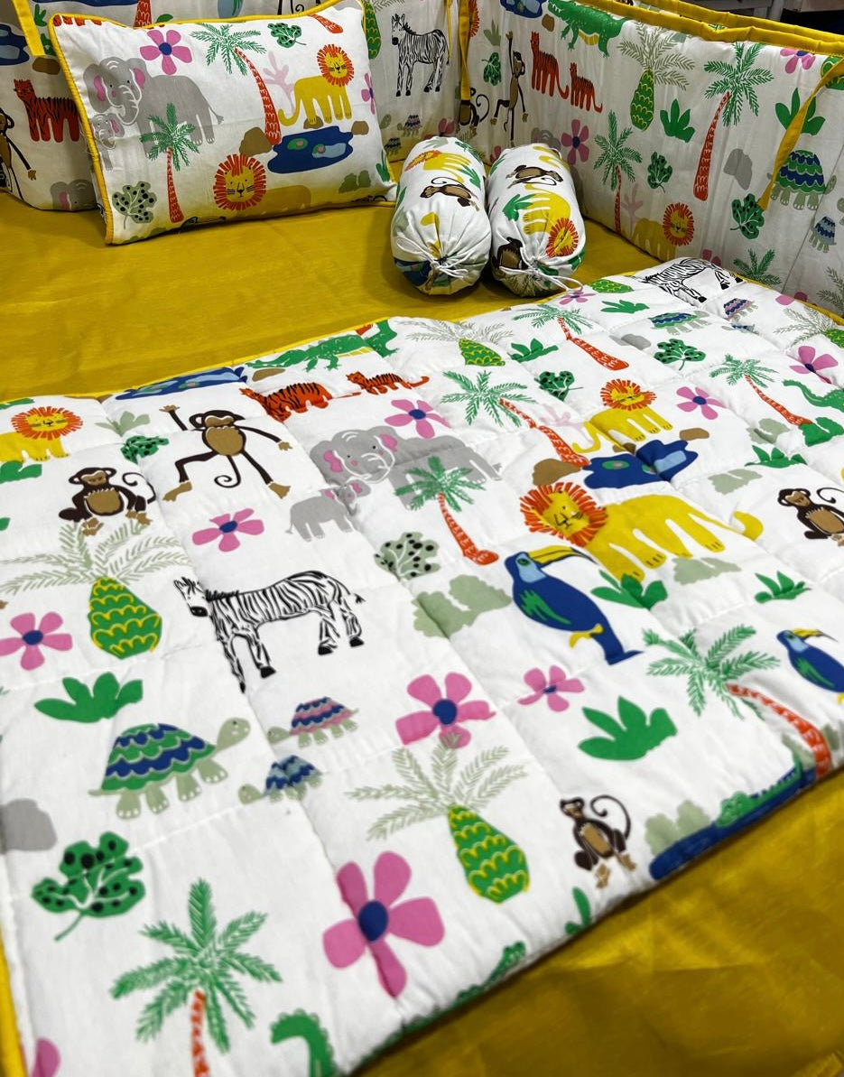 Animals Cot Bedding Set