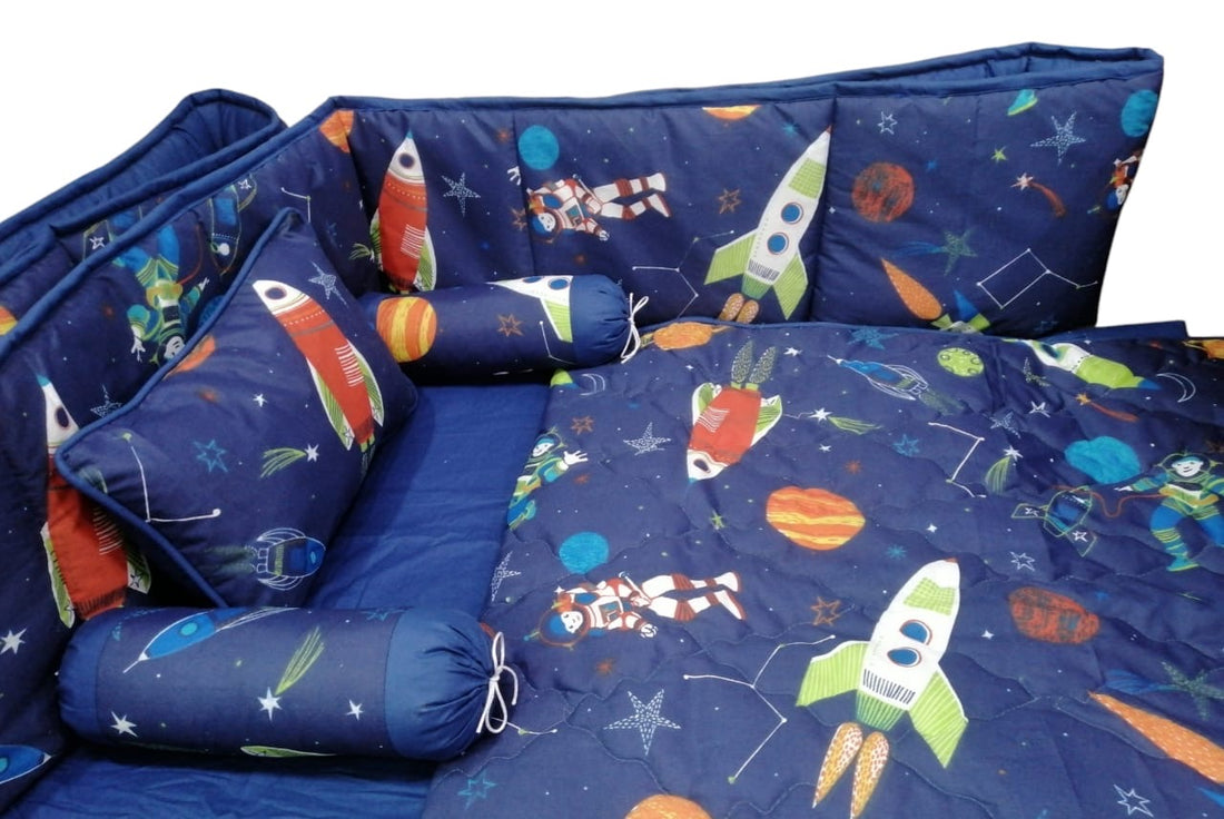 Space (Glow In Dark ) Cot Bedding Set