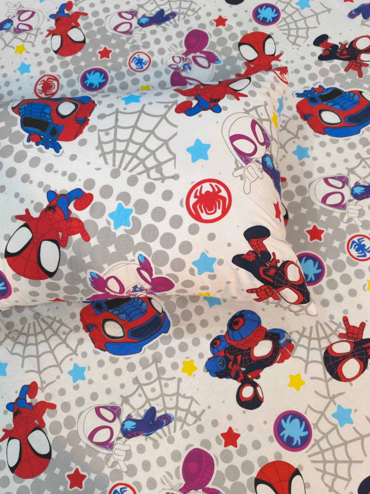 Spider man Kids cotton Bedsheet