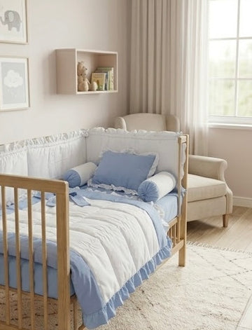 Frilly Cot Bedding Set