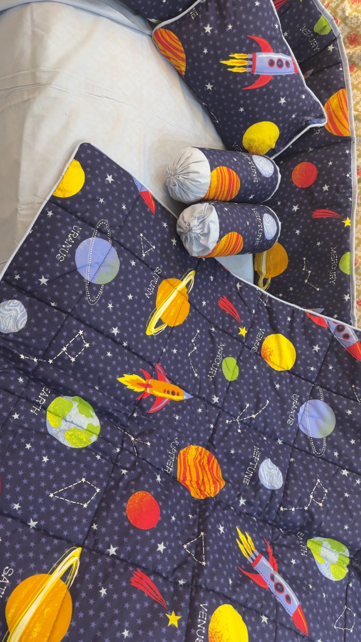 Space Cot Bedding Set