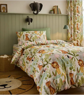 Jungle Friends Kids Comforter\Duvet Set
