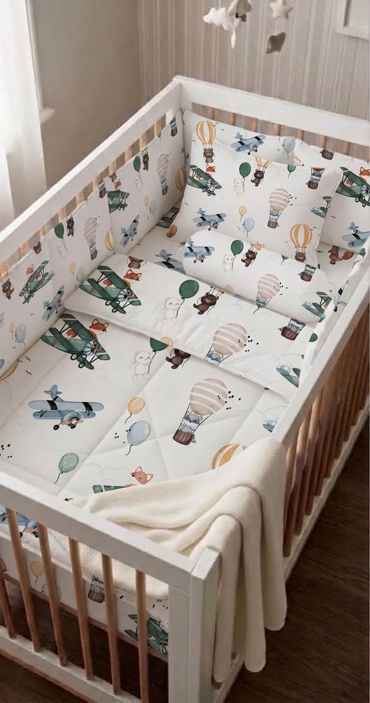 Wolfie Cot Bedding Set