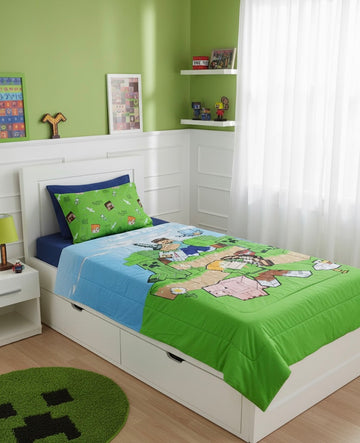 Mine craft Kids Comforter\Duvet Set
